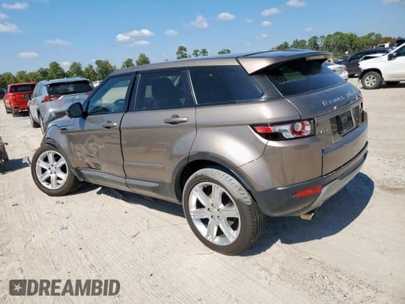 ✅ 2015 Land Rover Range Rover Evoque Pure Plus • VIN: SALVP2BG7FH046385 • Lot: 85652925. Listed on Copart with 81,970 mi. Free auction sales archive from the USA and detailed vehicle history report at DreamBid. Image 2.