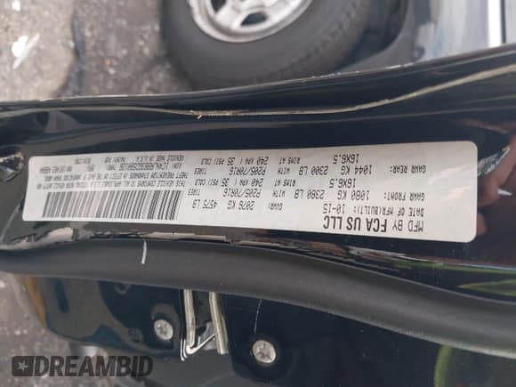 ✅ 2016 Jeep Patriot Sport SE • VIN: 1C4NJRBB3GD580126 • Lot: 43401890. Listed on IAAI with 281,192 mi. Free auction sales archive from the USA and detailed vehicle history report at DreamBid. Image 9.