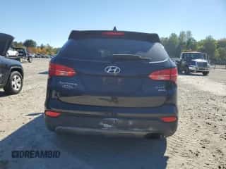 2015 Hyundai Santa Fe with VIN 5XYZTDLB8FG305350, listed as a Copart auction lot 85647205 with 124,959 mi miles and Clean title. Bid and sale history available at DreamBid. Image 6.