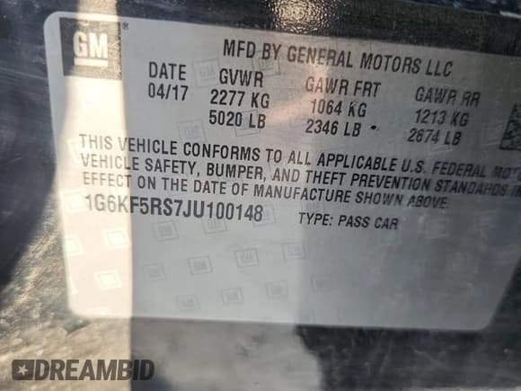 ✅ 2018 Cadillac CT6 Premium Luxury AWD • VIN: 1G6KF5RS7JU100148 • Lot: 80379395. Wystawiony na Copart z przebiegiem 87 503 mil. Bezpłatny archiwum sprzedaży aukcyjnych z USA i szczegółowy raport historii pojazdu na DreamBid. Zdjęcie 12.