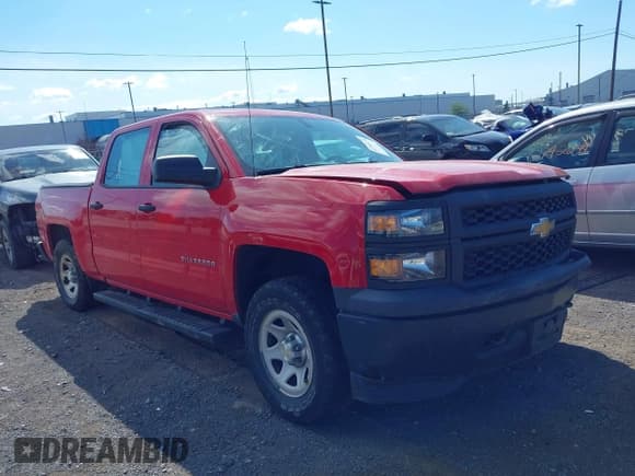 ✅ 2014 Chevrolet Silverado 1500 Work Truck • VIN: 3GCUKPEH0EG197693 • Lot: 42784244. Listed on IAAI with 77,063 mi. Free auction sales archive from the USA and detailed vehicle history report at DreamBid. Image 1.