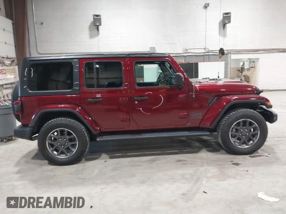 ✅ 2021 Jeep Wrangler Unlimited Sport S • VIN: 1C4HJXDN1MW596334 • Lot: 41730278. Wystawiony na IAAI z przebiegiem 64 126 mil. Bezpłatny archiwum sprzedaży aukcyjnych z USA i szczegółowy raport historii pojazdu na DreamBid. Zdjęcie 14.