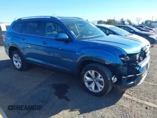 ✅ 2019 Volkswagen Atlas SE • VIN: 1V2UR2CA8KC581156 • Lot: 43691504. Listed on IAAI with 110,963 mi. Free auction sales archive from the USA and detailed vehicle history report at DreamBid. Image 1.
