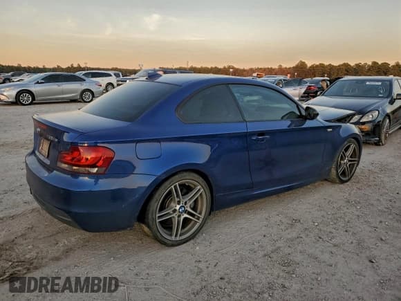 ✅ 2013 BMW 1 Series 135i • VIN: WBAUC9C55DVY60132 • Lot: 96895765. Listed on Copart with Not provided. Free auction sales archive from the USA and detailed vehicle history report at DreamBid. Image 3.