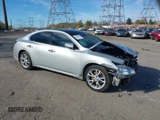 ✅ 2012 Nissan Maxima SV • VIN: 1N4AA5AP4CC866884 • Lot: 43621527. Listed on IAAI with Not provided. Free auction sales archive from the USA and detailed vehicle history report at DreamBid. Image 1.