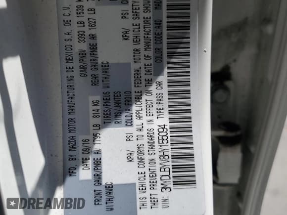 ✅ 2017 Toyota Yaris • VIN: 3MYDLBYV8HY155094 • Lot: 62736935. Listed on Copart with 79,480 mi. Free auction sales archive from the USA and detailed vehicle history report at DreamBid. Image 12.