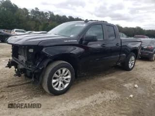 ✅ 2021 Chevrolet Silverado 1500 Custom • VIN: 1GCRYBEK5MZ204591 • Lot: 85848795. Listed on Copart with 45,857 mi. Free auction sales archive from the USA and detailed vehicle history report at DreamBid. Image 1.