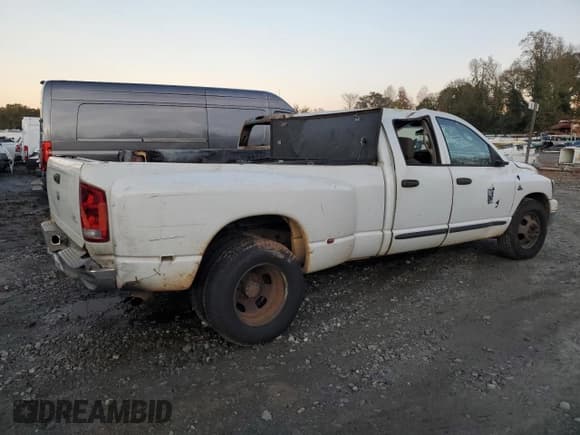 ✅ 2006 Dodge 3500 SLT • VIN: 3D7ML48C06G178841 • Lot: 80044024. Listed on Copart with 358,186 mi. Free auction sales archive from the USA and detailed vehicle history report at DreamBid. Image 3.