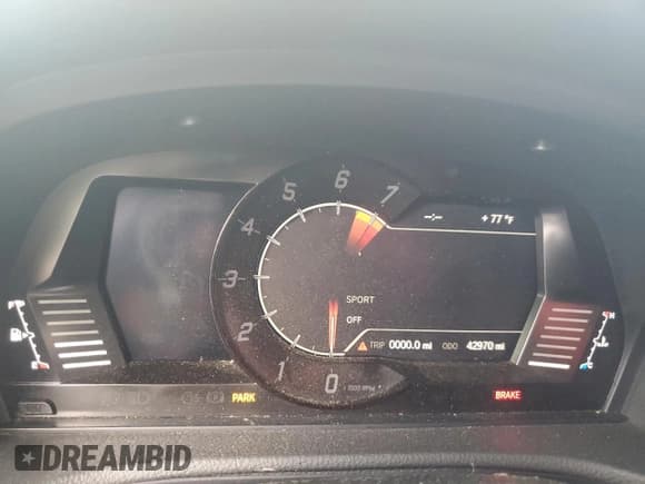 ✅ 2021 Toyota Supra 3.0 • VIN: WZ1DB0C08MW040533 • Lot: 70953135. Wystawiony na Copart z przebiegiem 42 970 mil. Bezpłatny archiwum sprzedaży aukcyjnych z USA i szczegółowy raport historii pojazdu na DreamBid. Zdjęcie 9.