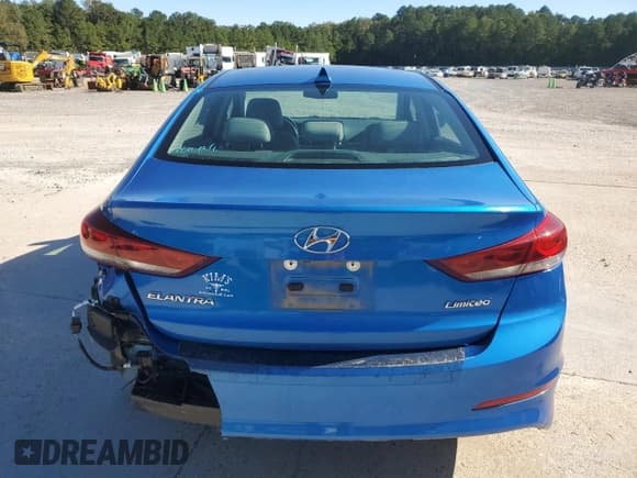✅ 2017 Hyundai Elantra Limited • VIN: KMHD84LF4HU225765 • Lot: 87038995. Listed on Copart with 132,301 mi. Free auction sales archive from the USA and detailed vehicle history report at DreamBid. Image 6.