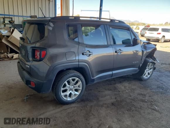 ✅ 2017 Jeep Renegade Latitude • VIN: ZACCJBBB9HPG16032 • Lot: 90525815. Wystawiony na Copart z przebiegiem 151 687 mil. Bezpłatny archiwum sprzedaży aukcyjnych z USA i szczegółowy raport historii pojazdu na DreamBid. Zdjęcie 3.