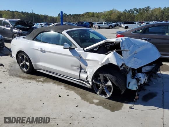 ✅ 2017 Ford Mustang V6 • VIN: 1FATP8EM8H5271878 • Lot: 50373315. Listed on Copart with 47,406 mi. Free auction sales archive from the USA and detailed vehicle history report at DreamBid. Image 4.