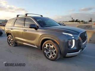 ✅ 2022 Hyundai Palisade Calligraphy • VIN: KM8R74HE2NU472612 • Лот: 80466304. Опубликован ранее на Copart с пробегом 27 460 миль. Бесплатный доступ к архиву аукционных продаж из США и подробный отчёт об истории автомобиля на DreamBid. Изображение 4.