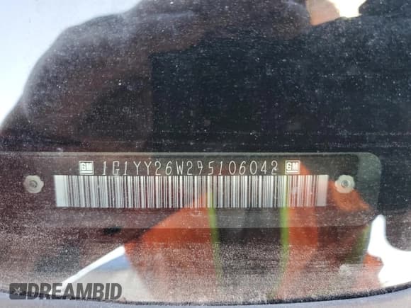 ✅ 2009 Chevrolet Corvette 3LT • VIN: 1G1YY26W295106042 • Lot: 80391545. Listed on Copart with 115,915 mi. Free auction sales archive from the USA and detailed vehicle history report at DreamBid. Image 13.