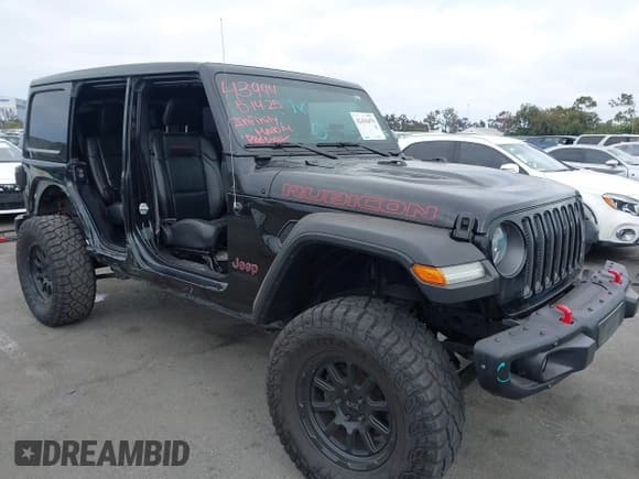 ✅ 2020 Jeep Wrangler Unlimited Rubicon • VIN: 1C4HJXFG0LW105930 • Лот: 42416479. Опубликован ранее на IAAI с пробегом 66 413 миль. Бесплатный доступ к архиву аукционных продаж из США и подробный отчёт об истории автомобиля на DreamBid. Изображение 1.