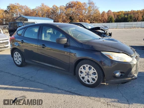 ✅ 2012 Ford Focus SE • VIN: 1FAHP3K20CL404150 • Lot: 91705005. Listed on Copart with 168,453 mi. Free auction sales archive from the USA and detailed vehicle history report at DreamBid. Image 4.