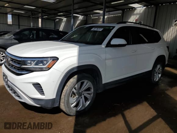 ✅ 2021 Volkswagen Atlas SE • VIN: 1V2KR2CA4MC501796 • Lot: 51067535. Listed on Copart with 58,950 mi. Free auction sales archive from the USA and detailed vehicle history report at DreamBid. Image 1.