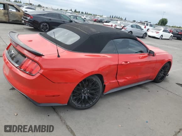 ✅ 2017 Ford Mustang EcoBoost Premium • VIN: 1FATP8UH4H5205932 • Lot: 81948425. Listed on Copart with 142,305 mi. Free auction sales archive from the USA and detailed vehicle history report at DreamBid. Image 3.