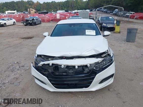 ✅ 2018 Honda Accord Sport • VIN: 1HGCV1F34JA252613 • Lot: 43285779. Listed on IAAI with 145,206 mi. Free auction sales archive from the USA and detailed vehicle history report at DreamBid. Image 12.