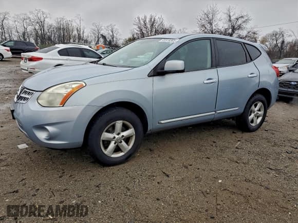 ✅ 2013 Nissan Rogue S • VIN: JN8AS5MV4DW150184 • Lot: 93329365. Listed on Copart with 151,655 mi. Free auction sales archive from the USA and detailed vehicle history report at DreamBid. Image 1.