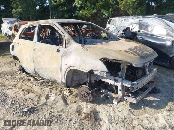 2016 Chevrolet Trax LS z VIN KL7CJKSB7GB538291, wystawiony jako IAAI lot #42814597 z przebiegiem Nie podano mil oraz . Historia ofert i sprzedaży dostępna na DreamBid. Obrazek 1.