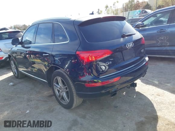 ✅ 2017 Audi Q5 Premium • VIN: WA1C2AFP4HA099763 • Lot: 43654513. Listed on IAAI with 132,015 mi. Free auction sales archive from the USA and detailed vehicle history report at DreamBid. Image 3.