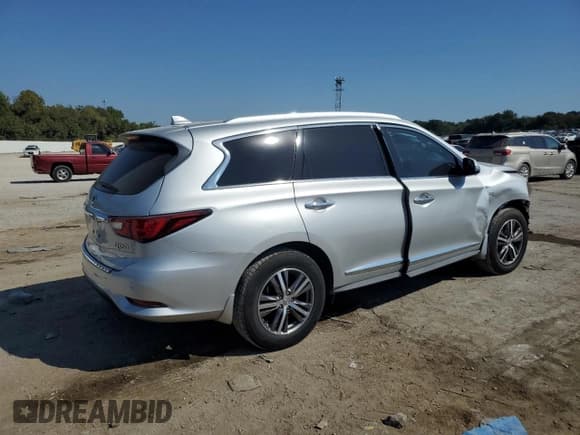 ✅ 2020 Infiniti QX60 Pure • VIN: 5N1DL0MN1LC501301 • Lot: 84792745. Listed on Copart with 68,616 mi. Free auction sales archive from the USA and detailed vehicle history report at DreamBid. Image 3.