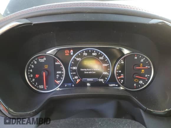 2022 Chevrolet Blazer RS with VIN 3GNKBKRS6NS139785, listed as a Copart auction lot 41838084 with 16,899 mi miles and Salvage title. Bid and sale history available at DreamBid. Image 9.