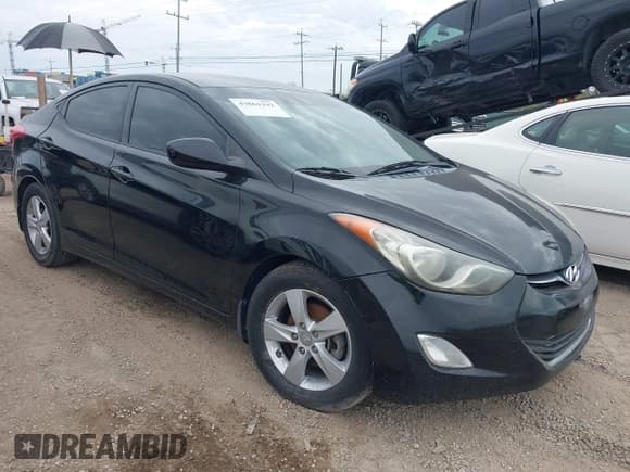 ✅ 2013 Hyundai Elantra GLS • VIN: 5NPDH4AE7DH319528 • Lot: 43861192. Listed on IAAI with 128,900 mi. Free auction sales archive from the USA and detailed vehicle history report at DreamBid. Image 1.