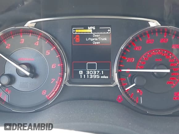 ✅ 2016 Subaru WRX • VIN: JF1VA1B64G9832950 • Lot: 43088184. Listed on IAAI with 111,395 mi. Free auction sales archive from the USA and detailed vehicle history report at DreamBid. Image 15.