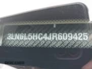 ✅ 2018 Lincoln MKZ • VIN: 3LN6L5HC4JR609425 • Lot: 41779774. Listed on IAAI with 117,243 mi. Free auction sales archive from the USA and detailed vehicle history report at DreamBid. Image 9.