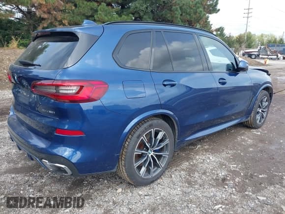 ✅ 2019 BMW X5 xDrive50i • VIN: 5UXJU2C54KLN49907 • Лот: 43281101. Опубликован ранее на IAAI с пробегом 53 335 миль. Бесплатный доступ к архиву аукционных продаж из США и подробный отчёт об истории автомобиля на DreamBid. Изображение 4.