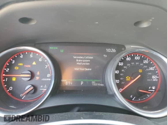 2020 Toyota Camry XSE with VIN 4T1K61AK5LU945550, listed as a Copart auction lot 81818385 with 135,510 mi miles and Salvage title. Bid and sale history available at DreamBid. Image 9.