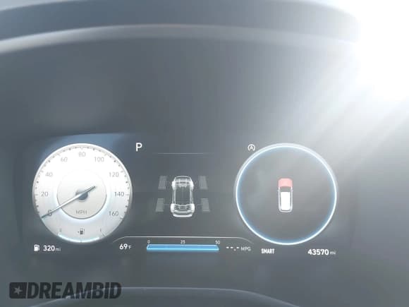 ✅ 2022 Hyundai Santa Fe SEL • VIN: 5NMS3DAJ5NH435926 • Lot: 43433506. Listed on IAAI with 43,570 mi. Free auction sales archive from the USA and detailed vehicle history report at DreamBid. Image 7.