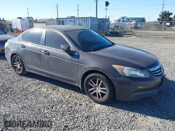 ✅ 2012 Honda Accord LX • VIN: 1HGCP2F38CA131263 • Lot: 43397606. Listed on IAAI with 172,990 mi. Free auction sales archive from the USA and detailed vehicle history report at DreamBid. Image 1.