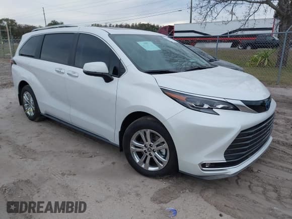 ✅ 2024 Toyota Sienna Platinum • VIN: 5TDESKFC8RS125304 • Лот: 41321647. Опубликован ранее на IAAI с пробегом Не указан. Бесплатный доступ к архиву аукционных продаж из США и подробный отчёт об истории автомобиля на DreamBid. Изображение 1.