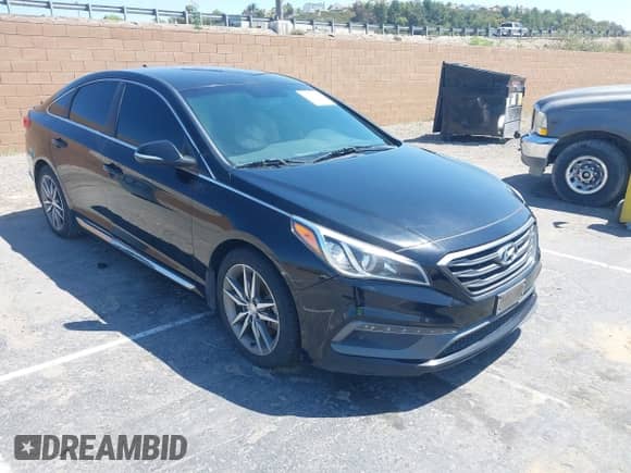 2017 Hyundai Sonata Sport with VIN 5NPE34AB5HH472293, listed as a IAAI auction lot 42105226 with 157,905 mi miles and . Bid and sale history available at DreamBid. Image 1.