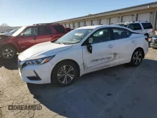 ✅ 2023 Nissan Sentra SV • VIN: 3N1AB8CV7PY270706 • Lot: 91469545. Listed on Copart with 33,713 mi. Free auction sales archive from the USA and detailed vehicle history report at DreamBid. Image 1.