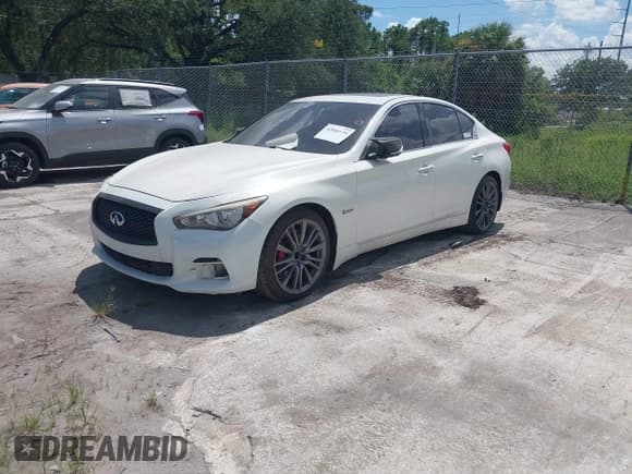 ✅ 2017 Infiniti Q50 Red Sport 400 • VIN: JN1FV7AP5HM851217 • Лот: 42846124. Опубликован ранее на IAAI с пробегом 88 181 миль. Бесплатный доступ к архиву аукционных продаж из США и подробный отчёт об истории автомобиля на DreamBid. Изображение 2.