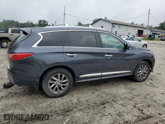 ✅ 2013 Infiniti JX35 • VIN: 5N1AL0MM5DC349356 • Лот: 67493194. Опубликован ранее на Copart с пробегом 166 957 миль. Бесплатный доступ к архиву аукционных продаж из США и подробный отчёт об истории автомобиля на DreamBid. Изображение 3.