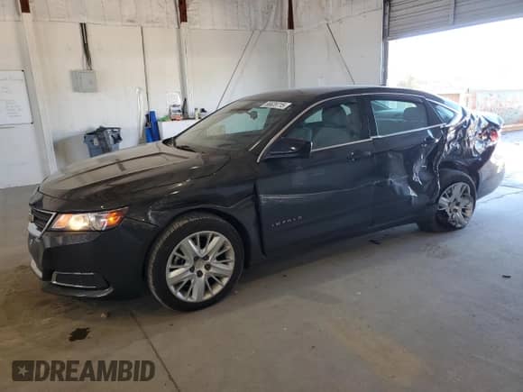 2014 Chevrolet Impala LS with VIN 1G11Y5SL6EU123294, listed as a Copart auction lot 86628715 with 58,018 mi miles and Salvage title. Bid and sale history available at DreamBid. Image 1.