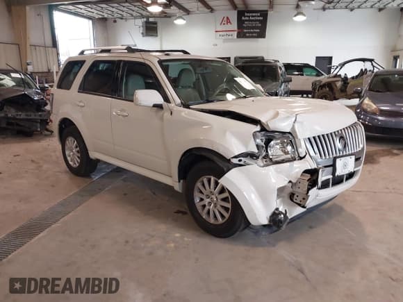 ✅ 2010 Mercury Mariner Premier • VIN: 4M2CN8HGXAKJ00279 • Lot: 41748487. Listed on IAAI with 116,565 mi. Free auction sales archive from the USA and detailed vehicle history report at DreamBid. Image 1.