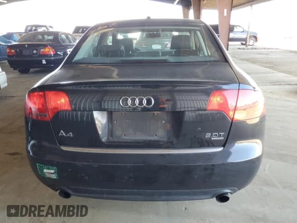 ✅ 2008 Audi A4 2.0T • VIN: WAUDF78E38A014387 • Lot: 45730595. Listed on Copart with 165,081 mi. Free auction sales archive from the USA and detailed vehicle history report at DreamBid. Image 6.