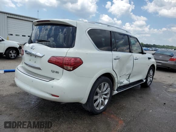 ✅ 2014 Infiniti QX80 • VIN: JN8AZ2NF4E9553129 • Лот: 64035825. Опубликован ранее на Copart с пробегом 191 759 миль. Бесплатный доступ к архиву аукционных продаж из США и подробный отчёт об истории автомобиля на DreamBid. Изображение 3.