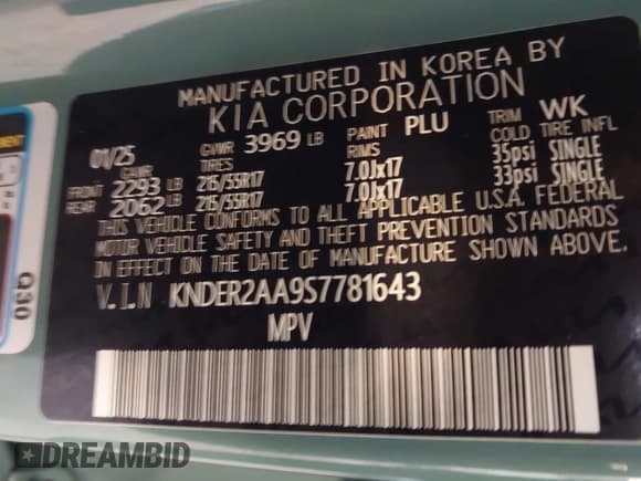 ✅ 2025 Kia Seltos EX • VIN: KNDER2AA9S7781643 • Lot: 42851103. Listed on IAAI with 23 mi. Free auction sales archive from the USA and detailed vehicle history report at DreamBid. Image 9.