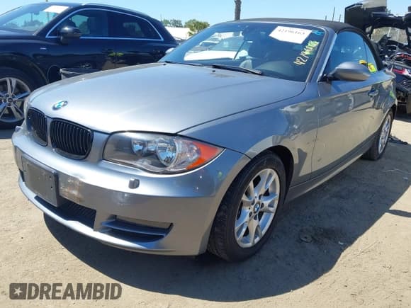 ✅ 2009 BMW 1 Series 128i • VIN: WBAUN13519VH80851 • Lot: 42196163. Listed on IAAI with 103,509 mi. Free auction sales archive from the USA and detailed vehicle history report at DreamBid. Image 2.