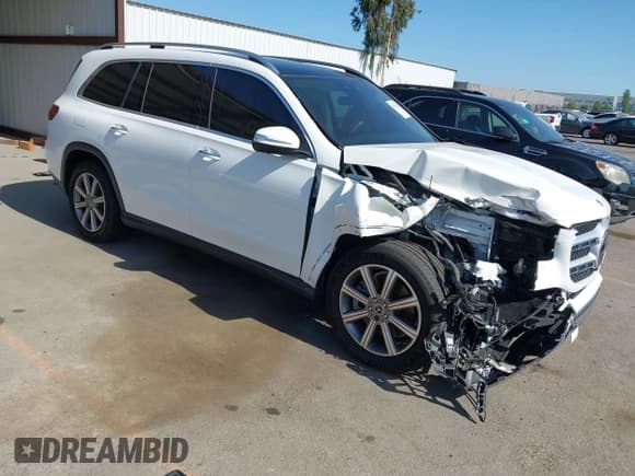 ✅ 2022 Mercedes-Benz GLS 450 • VIN: 4JGFF5KE2NA598796 • Lot: 42678765. Listed on IAAI with 42,077 mi. Free auction sales archive from the USA and detailed vehicle history report at DreamBid. Image 1.