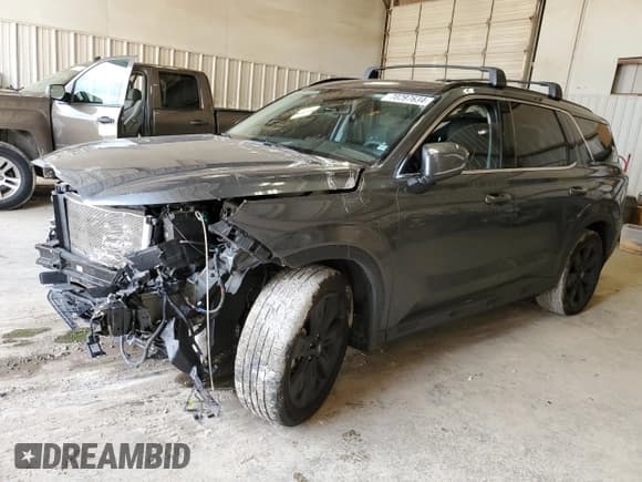 ✅ 2023 Hyundai Palisade XRT • VIN: KM8R34GEXPU638987 • Лот: 70297634. Опубликован ранее на Copart с пробегом 24 523 миль. Бесплатный доступ к архиву аукционных продаж из США и подробный отчёт об истории автомобиля на DreamBid. Изображение 1.