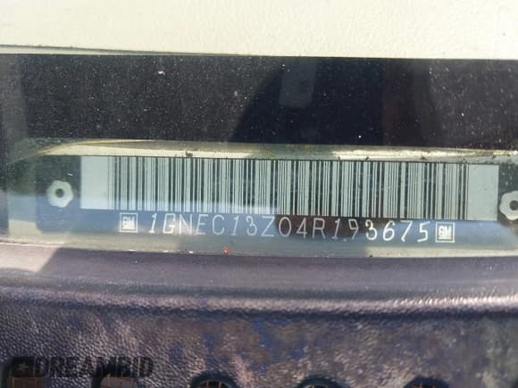 ✅ 2004 Chevrolet Tahoe LS • VIN: 1GNEC13Z04R193675 • Lot: 43256950. Listed on IAAI with 261,481 mi. Free auction sales archive from the USA and detailed vehicle history report at DreamBid. Image 9.