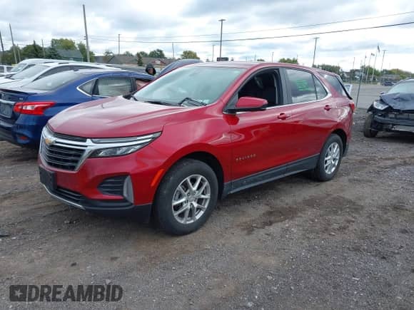 2024 Chevrolet Equinox LT с VIN 3GNAXUEG3RL209835, выставлен на аукционе IAAI как лот 43440472 с пробегом 20 159 миль миль и . История ставок и продаж доступна на DreamBid. Изображение 2.